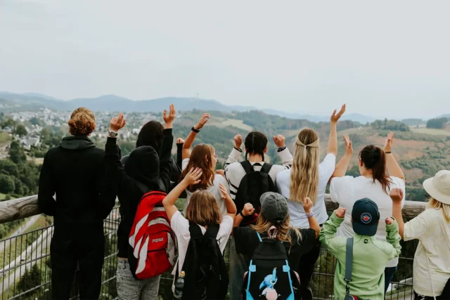 Gruppenfoto des Kinderheims Merkstein