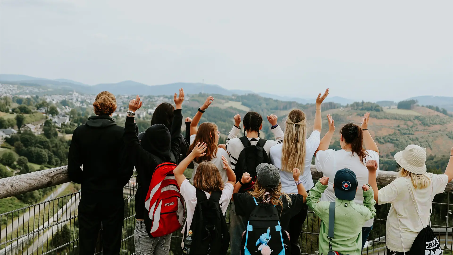 Gruppenfoto des Kinderheims Merkstein